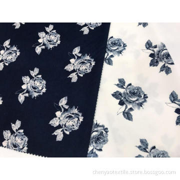 Retro Style Cotton Stretch Printed Fabric